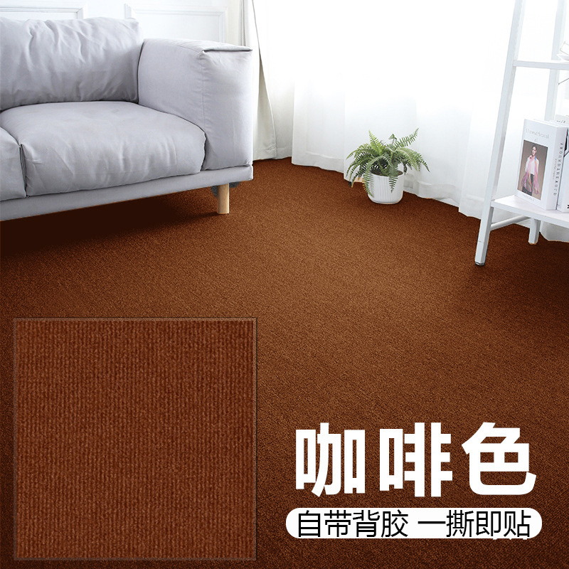 Alfombra transfronteriza autoadhesiva dormitorio sala de estar área grande completamente cubierta de tapetes engrosados y resistentes al desgaste