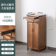 Brown 45 long cabinet [height 1m with drawer plate]