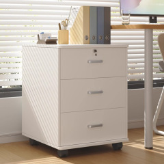 ファイルキャビネット デスク下データキャビネット ロック付き収納ロッカー 引き出し式モバイルローキャビネット デスク横の小さなキャビネット