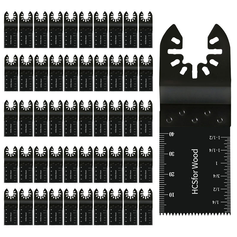 50 piezas traje 35MM diente corto hoja de sierra recta tesoro universal hoja de sierra traje multiusos Herramienta eléctrica accesorios tesoro universal