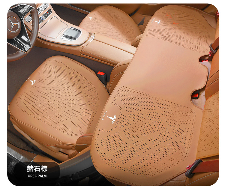 Cross-Border Suitable for Tesla Model 3 Model Y Car Seat Cushion All Year Round Summer Breathable Seat Cover Export