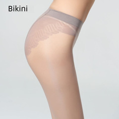 0D絲襪女薄款夏連褲襪春秋款防勾絲長筒黑絲肉色T檔比基尼檔