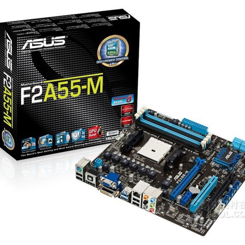 适用华硕F2A55-M主板Socket FM1台式机64GB uATX主板