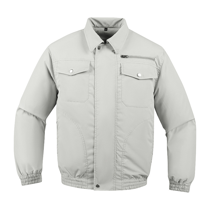 夏季工装降温空调服 带风扇衣服 工人充电制冷电焊工劳保工作服男