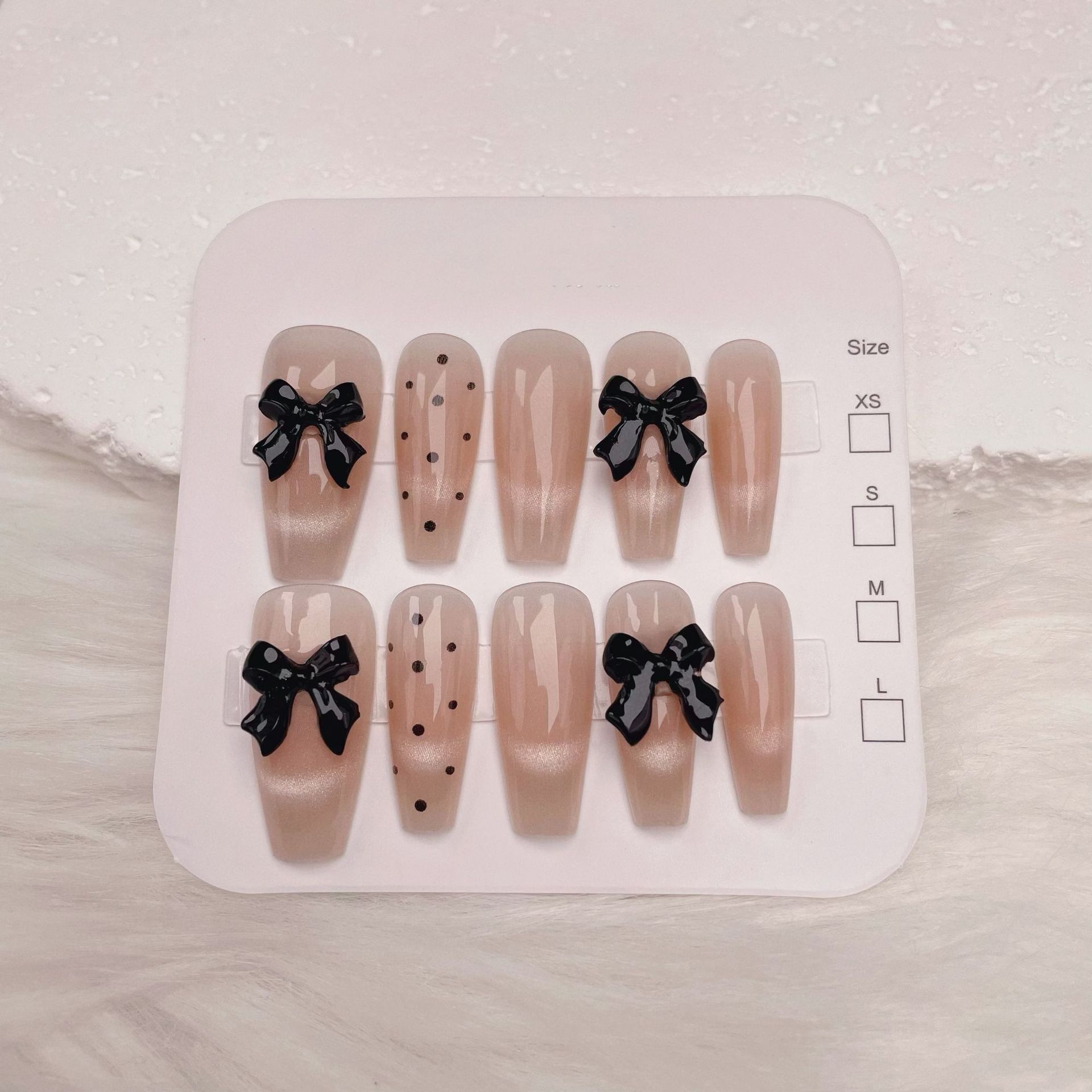 SZY070 Lazo de ojo de gato Hepburn (largo)