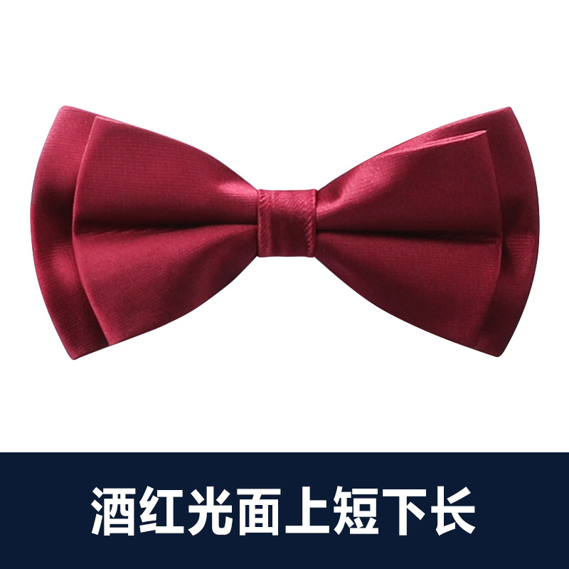 ↤↤↤버건디 글로시 탑과 숏앤롱 보우타이 ↝↝↝