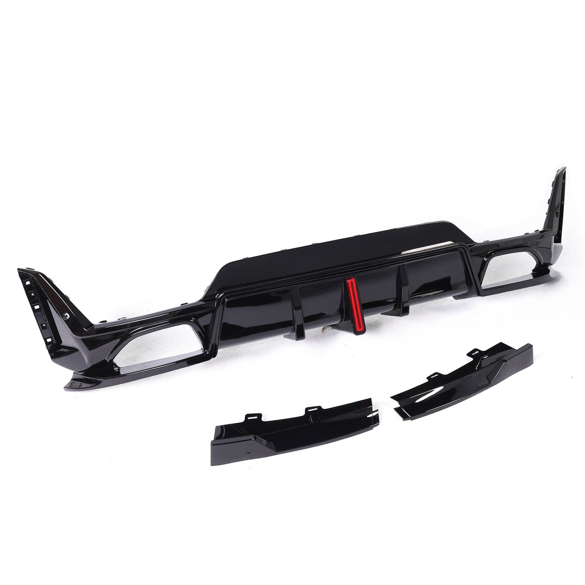 Suitable for 23+ Model Bmw 3 Series G20 Rear Lip with Vertical Lights Car Modification Rear Lip Rear Spoiler Small Body Kit