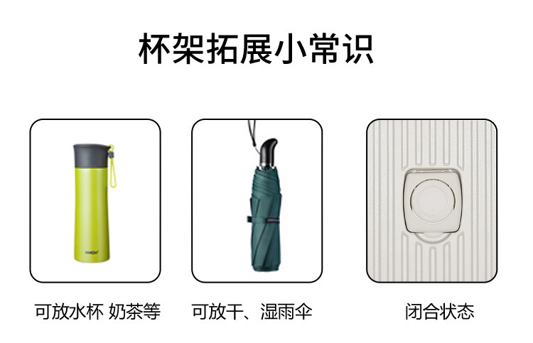 迹添雅 行李箱杯架款多功能女新款拉杆箱网红登机旅行箱