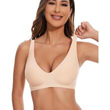 E 60144 Deep V Neck Seams Bra ��V���� ����ѷ�羳ŷ��