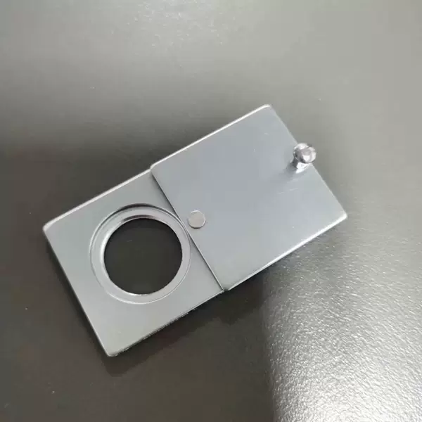 Brushed nickel - square thick cover - inner diameter 16mm, outer diameter 30mm square thick cover (2 pieces of double-sided tape are provided)
