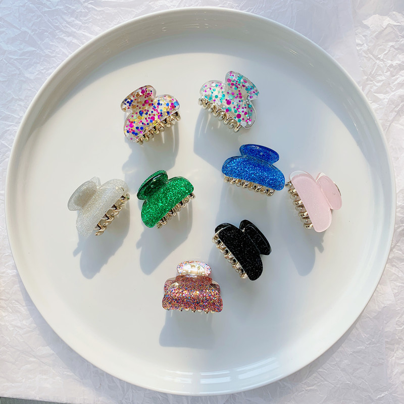 1 Piece Quantity Retro Classic Style Women's Multicolor Solid Color Acrylic Hair Claws