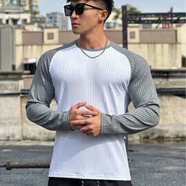 跨境新款秋冬圆领男士休闲运动街头潮流宽松大码套头卫衣宽松欧码