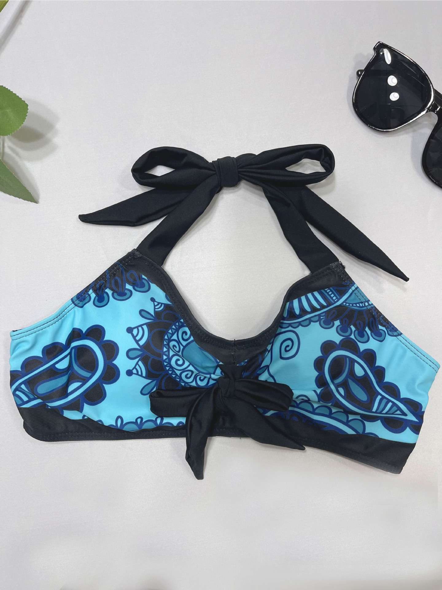 Women's Multicolor 2 Pieces Set Bikinis Swimwear display picture 4