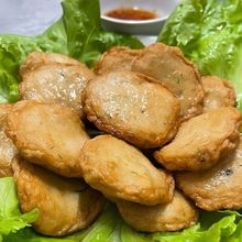 越南特色风味巴沙鱼饼 500g冷冻半成品传统小吃预制菜10块