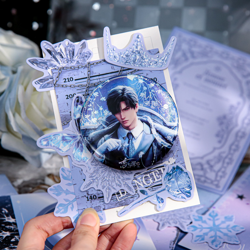 Papel Sr. Material Papel Amor Soneto serie de mano retro transfronteriza decoración de papel de material paisajístico