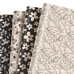Wz089 Bohemian Style Butterfly Gift Decorative Paper Party Gift Box Decorative Outer Packaging Paper