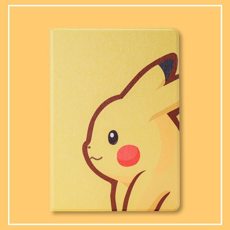Pikachu Apple iPad Case 10.2inch Cartoon iPad Air11 Tablet Case Protective Soft Shell Pro Anti-Fingerprint