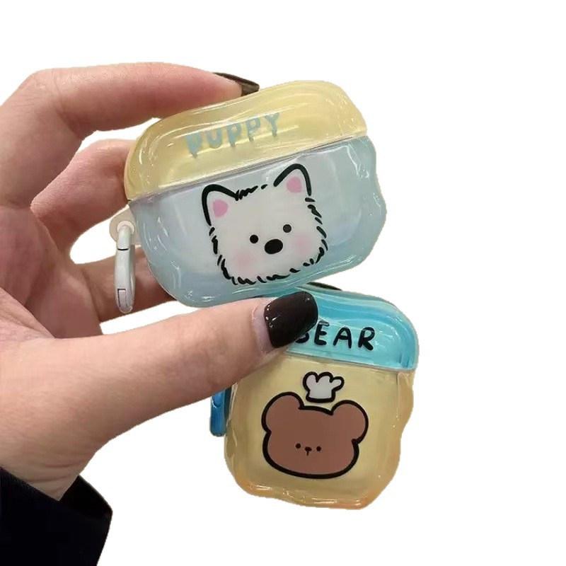 Cute gatito cachorro pingüino West High para Apple Airpods 4 generación inalámbrica Bluetooth auriculares caso pro2