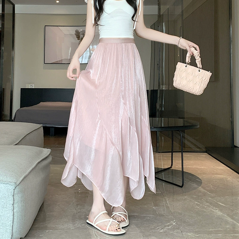 BBeginning розовая юбка с высокой талией с узкой юбкой