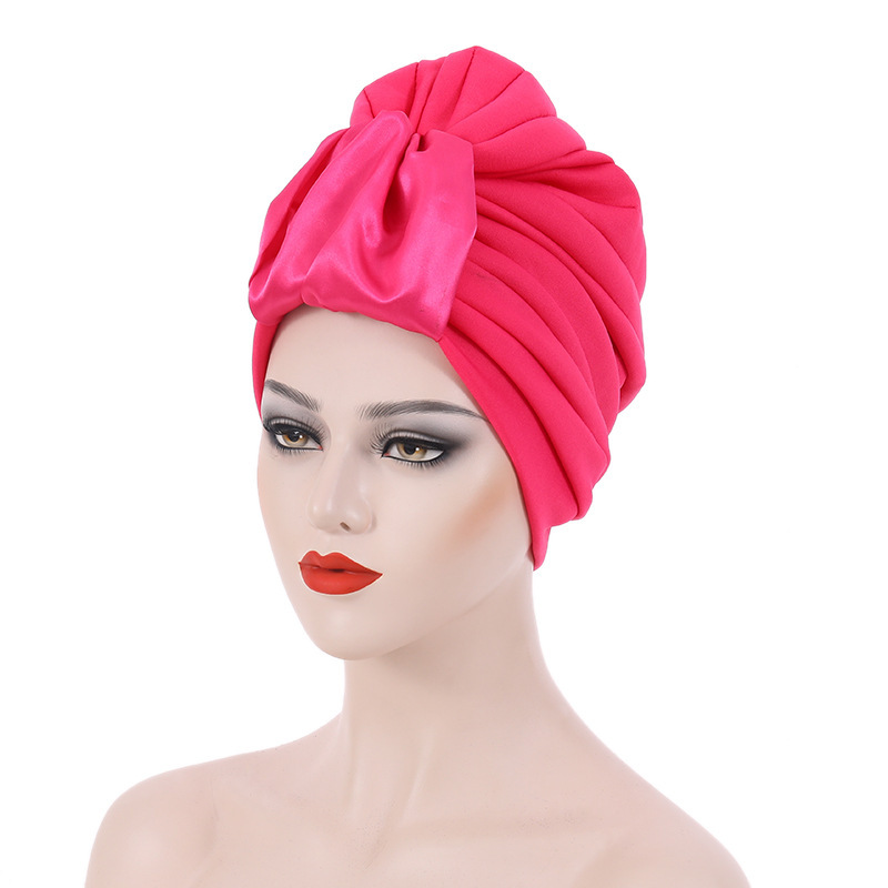 Muslim hat Air layer color butyl bract cap African turban cap_viptrois.com