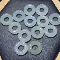 Hetian Jade Цинхай Материал 14 м Пончик Натуральный Сапфировый Пончик Handstring DIY Аксессуары Маленькие Капельные Аксессуары