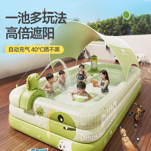 New Children's Inflatable Swimming Pool Home Outdoor Large Sun Protection Pool Thickened Environmentally Friendly Baby Swimming Pool