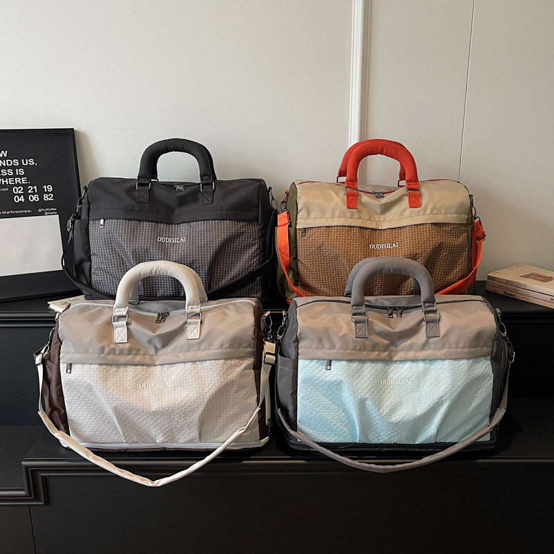 Large-Capacity Expandable Travel Bag for Women, Portable Short-Distance Business Trip Luggage Bag with Shoe Compartment, Dry and Wet Separation Sports Fitness Bag Large-Capacity Expandable Travel Bag for Women, Portable Short-Distance Business Trip Luggage Bag with Shoe Compartment, Dry and Wet Separation Sports Fitness Bag