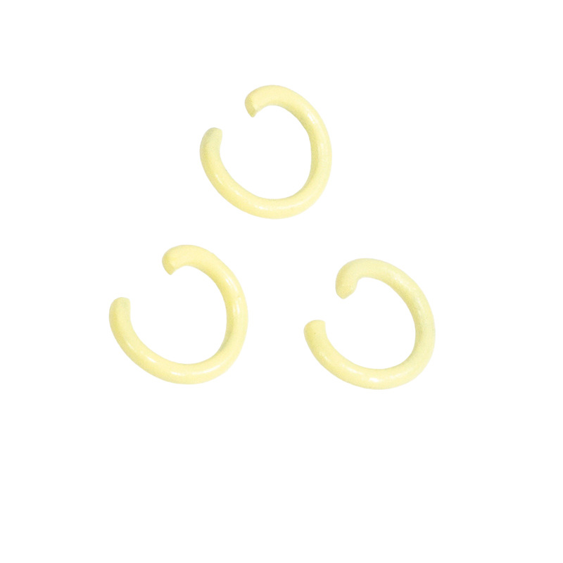 Pintura de color abierto anillo de conexión de hierro pulsera collar material hecho a mano DIY accesorios de la joyería