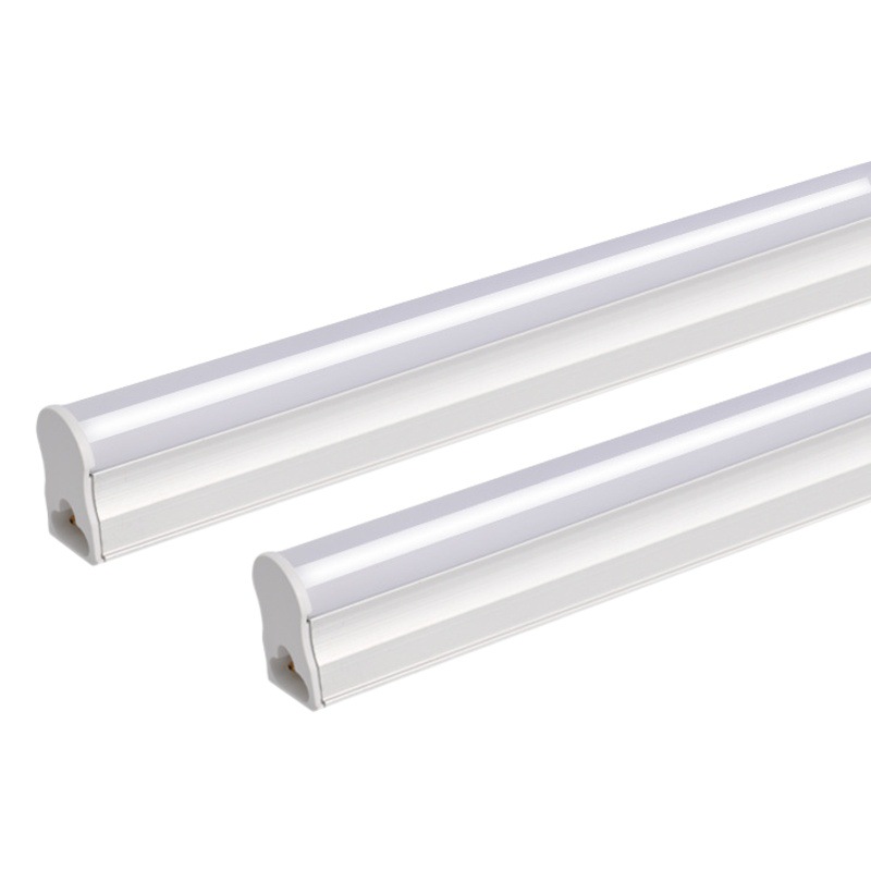 LED integrado T5 tubo de luz 1.2m 18w aluminio de plástico ahorro de energía luz fluorescente sala de exposiciones garaje soporte de lámpara de ingeniería tubo de luz