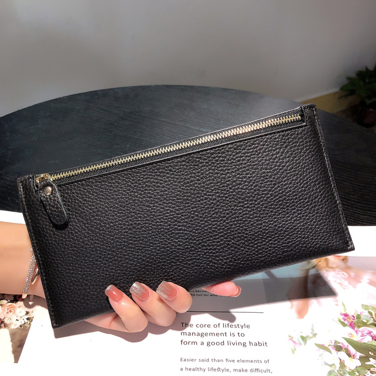 Genuine Leather Long Wallet For Women With Multiple Card Slots_voghion.com