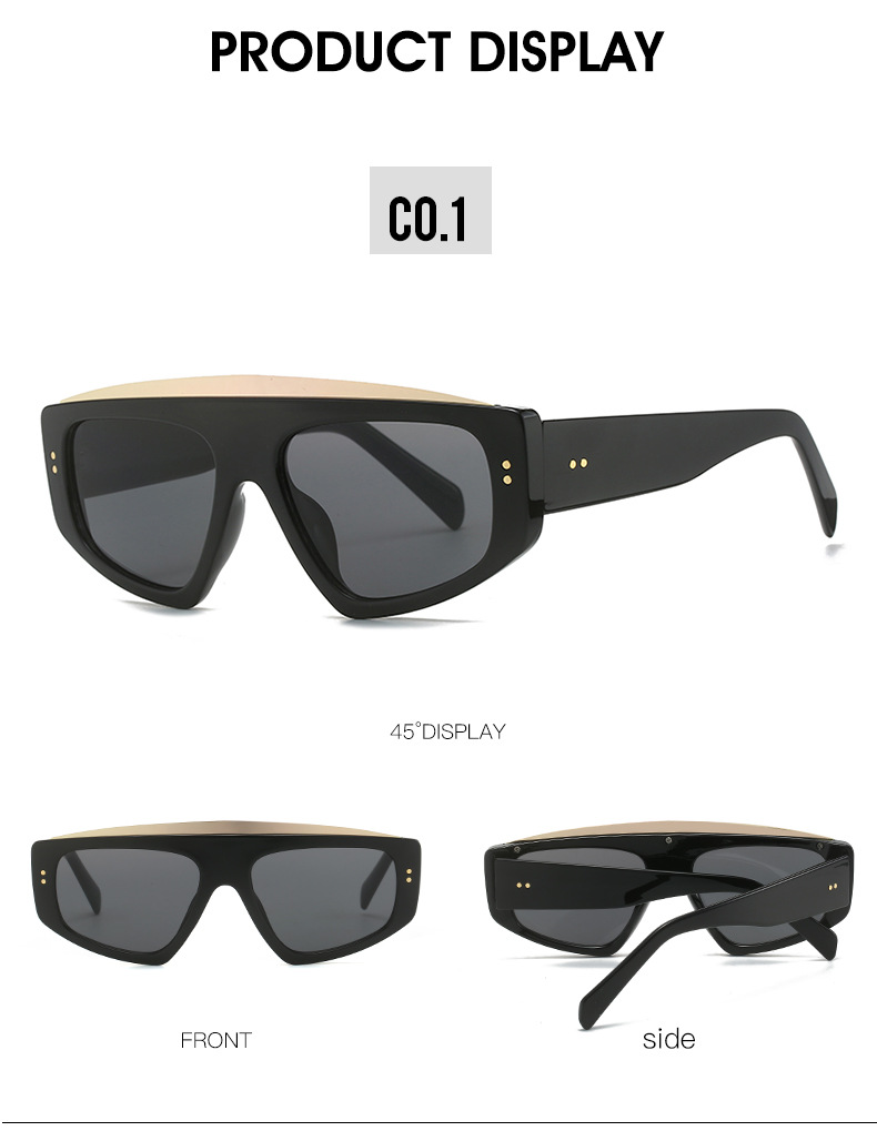 Triangle Frame Sunglasses For Men And Women Versatile Style_voghion.com