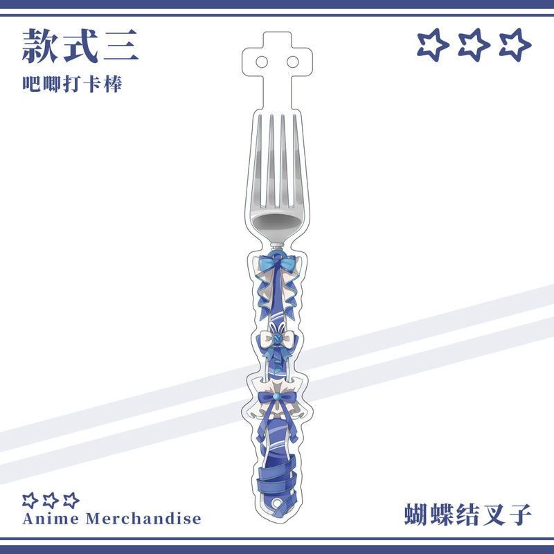 【カタツムニャー】オリジナルファンバッジボウフォークバー収納パンチスティックバレースティックアクリルバレーメイ|undefined