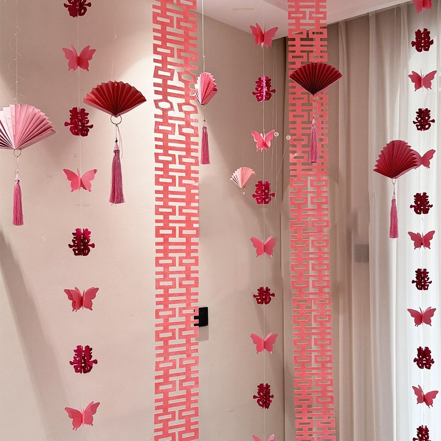 하프 팬 라떼아트 웨딩룸 - 핑크 컬러 1