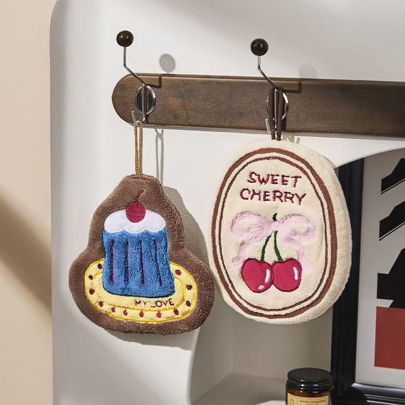 Cute and Stylish Hanging Hand Towel, Absorbent and Quick-Drying, Thickened for Kitchen and Bathroom Use, New Model Cute and Stylish Hanging Hand Towel, Absorbent and Quick-Drying, Thickened for Kitchen and Bathroom Use, New Model