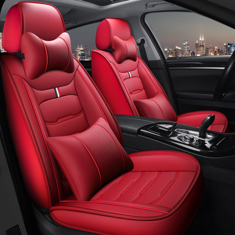 Seasons Universal Car | Universal Seat cushion, seat cover - red