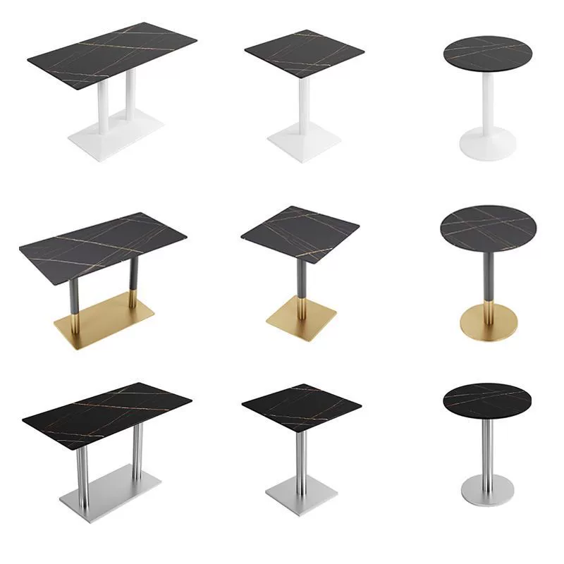 Коммерческий обеденный стол из сланца, магазин молочного чая, западный ресторан, кафе-бар, ресторан-барбекю, ресторан-хот-пот, диван, стол и стулья, новые продукты