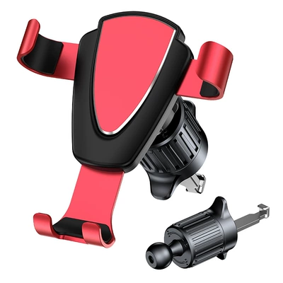 Car phone holder – Navigation Support Stand Manufacturer - yc03-metal-gravity-bracket-hook-red