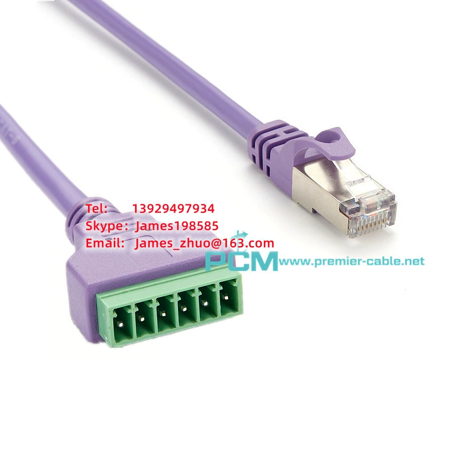 MODBUS адаптер кабель компактный MasterPact RJ45 к открытому коннектору адаптер