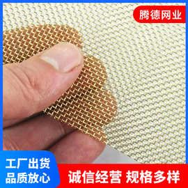 黄铜网铜筛网电磁信号屏蔽网10-400目防辐射铜丝网布油漆过滤网
