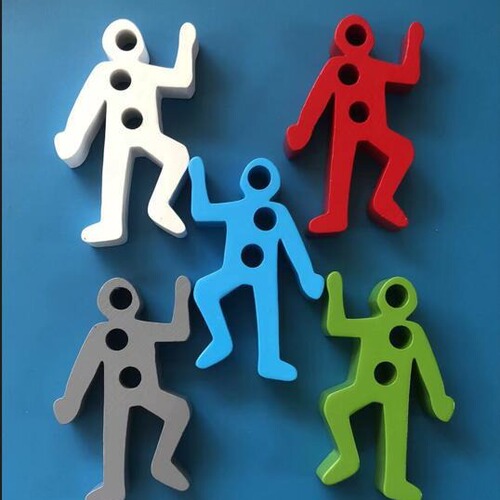 Cross-border independent website hot-selling Crime Scene Pen Holder interesting crime scene humanoid pen holder