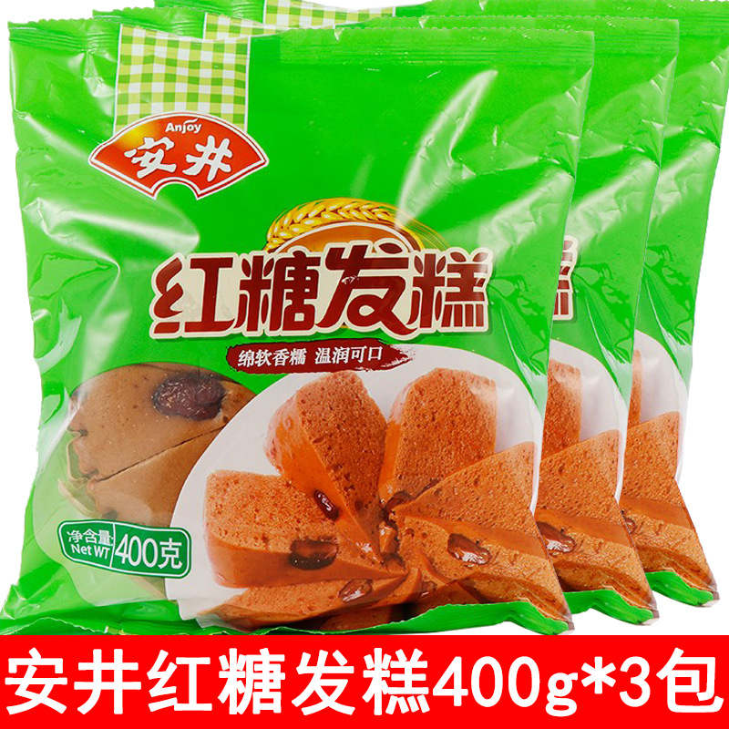 안징 흑설탕 찐빵 400g 3팩