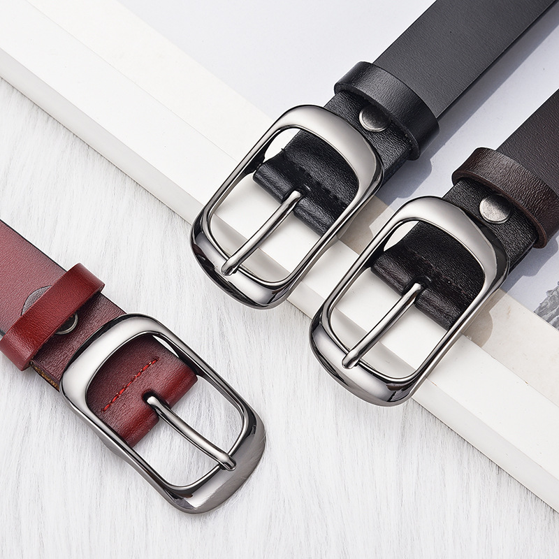 Cinturón de Cuero Suave de Moda Versátil Estilo Coreano para Mujer, Nuevo Cinturón de Moda