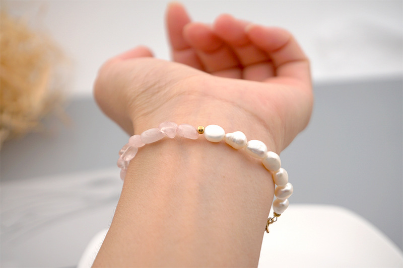 Retro Round Artificial Crystal Titanium Steel Beaded Plating Bracelets Earrings Necklace