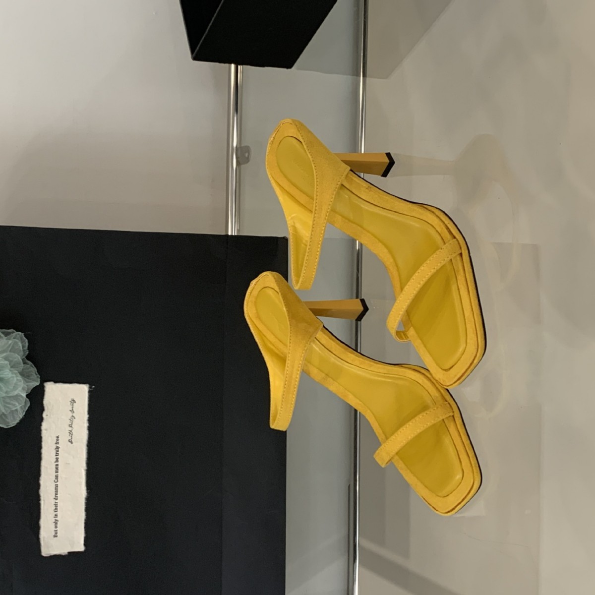 2025 Summer New Style One-Strap Thin High Heel Lazy Outdoor Half-Slip Beach Vacation Open-Toe Women's Sandals_vogvips.com