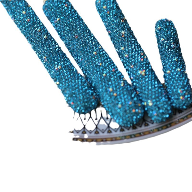 Diamante azul de lujo suministros para el hogar creativo cuchillo de carne y tenedor Vajilla de acero inoxidable estilo ins hogar cuchillo de diamante, tenedor y cuchara