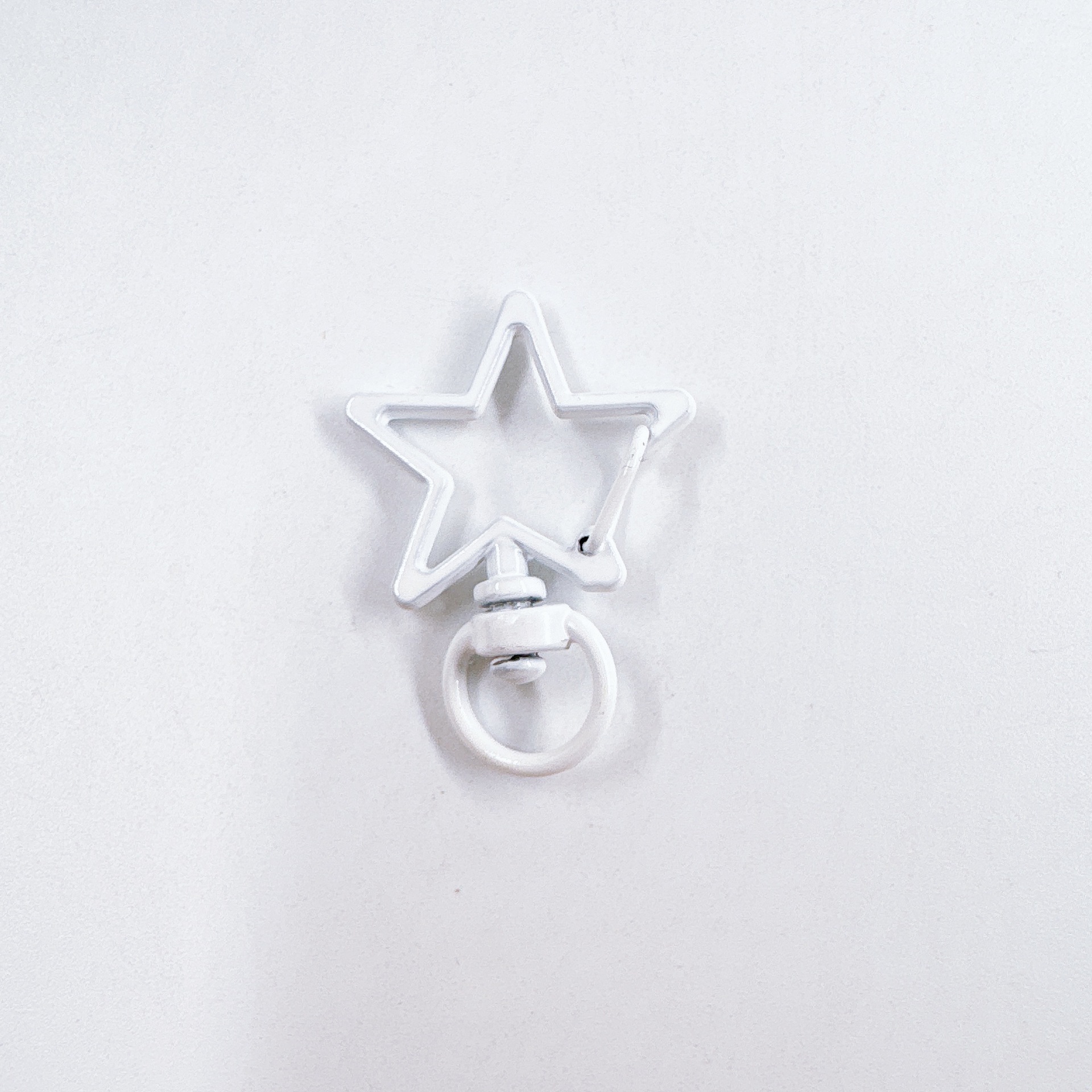 Color pintado hebilla de estrella de cinco puntas hebilla de langosta hebilla de perro hebilla de Primavera de aleación llavero bricolaje colgante accesorios de joyería