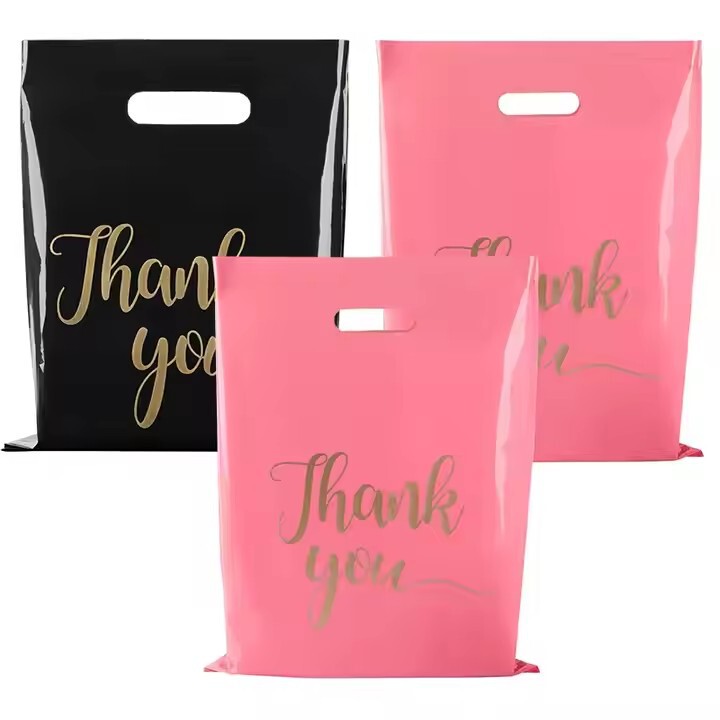 Four-Finger Flat Mouth Handbag Clothing Store Plastic Bag Cosmetics Packaging Bag Cross-Border High-End Gift Jewelry Shopping Bag Four-Finger Flat Mouth Handbag Clothing Store Plastic Bag Cosmetics Packaging Bag Cross-Border High-End Gift Jewelry Shopping Bag