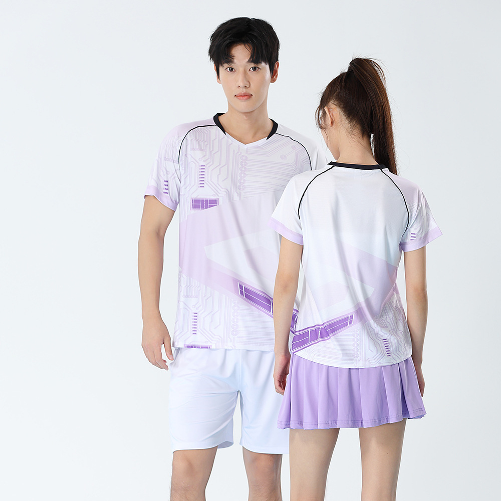 [Fábrica directa] nuevo bádminton para adultos, ropa de tenis de mesa transpirable, ropa de tenis personalizada
