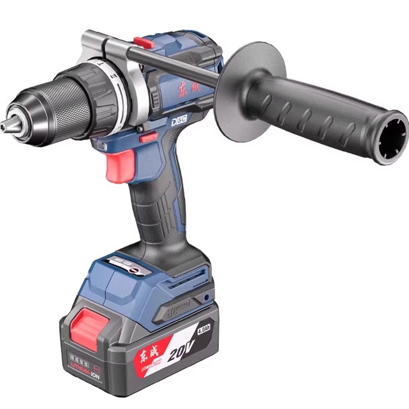 Dongcheng 20V taladro eléctrico de litio sin escobillas DCJZ20160i taladro de impacto de alta potencia multifuncional taladro eléctrico herramienta eléctrica