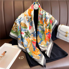 Luxury Brand Shawl 2022 Design Twill Silk Scarf Women Wrap H